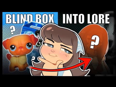 I turned random LPS blind boxes into OCS… WITH LORE! (SPEEDPAINT, ANALOG HORROR? FULL STORY)