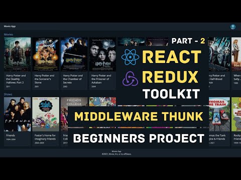 React Redux Toolkit with Project | Redux Middleware Thunk | React Redux Tutorial For Beginners - 2