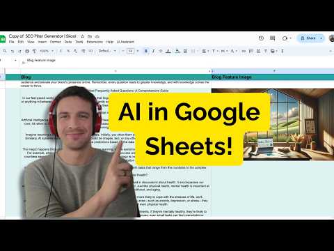 Integrate ChatGPT, DALL·E, & Perplexity into Google Sheets! (FREE Script)