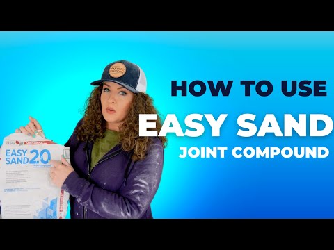 How to use Easy Sand Joint Compound