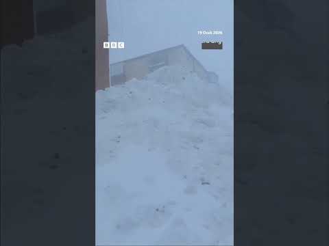 Kamçatka'da "kar kıyameti": Evler, arabalar kar altında