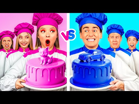 Boys VS Girls Cooking Challenge by Crazy DO