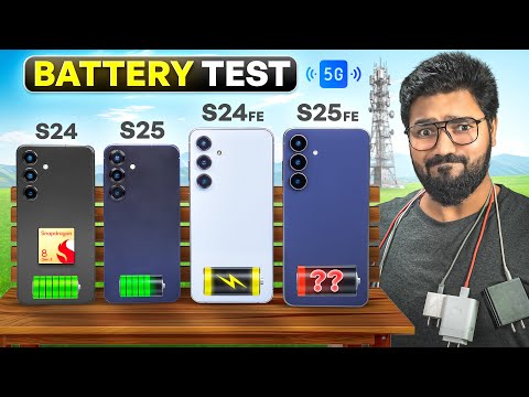 ULTIMATE Samsung S25 FE Outdoor 5G BATTERY DRAIN TEST !!!