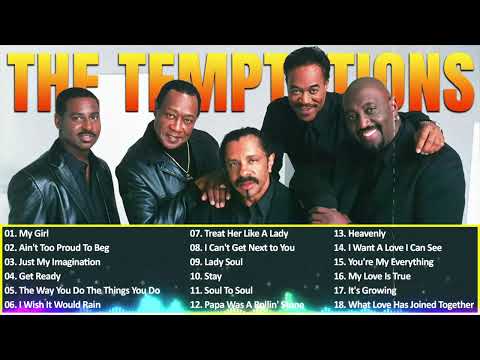 The Temptations Greatest Hits 🎶 Best Songs of the 60s & 70s | Motown Soul Legends Full Album