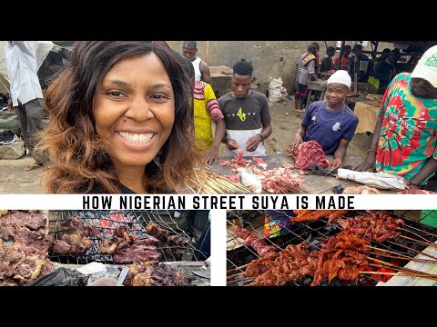 HOW THE POPULAR NIGERIAN SUYA IS MADE FROM START TO FINISH | SUYA SPICE| YAJI