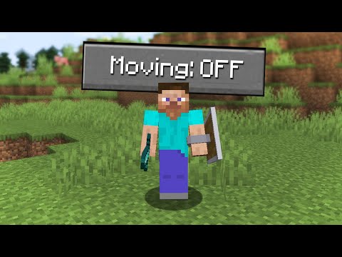 Can You Beat Minecraft WITHOUT Moving?
