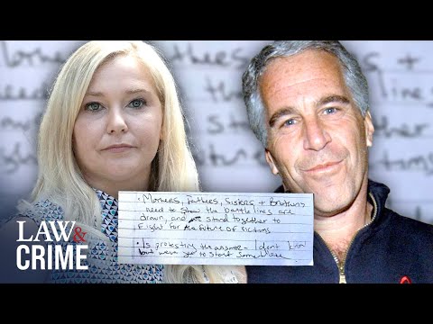 Epstein Accuser Leaves Stunning Note Before Shocking Death