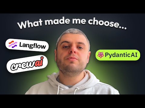 Finding the Perfect AI Framework Langflow vs CrewAi vs PydanticAI (Developer’s Journey)