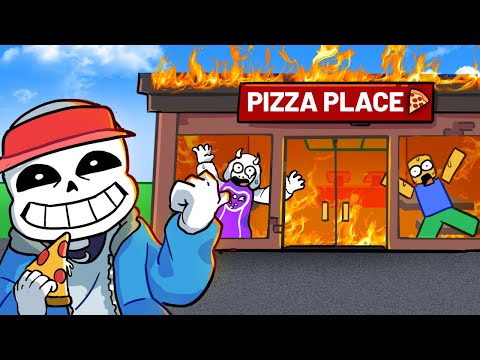 If SANS played ROBLOX CLASSIC GAMES (Animation)
