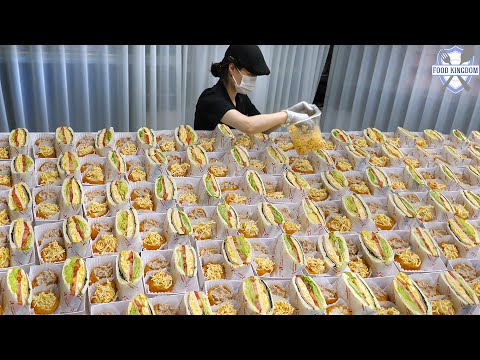 수면영상이 필요해? 한방에 몰아보는 인기 베이커리 베스트 영상(샌드위치,베이글,식빵,타르트,케이크,쿠키)몰아보기 / bakery master! korean street food