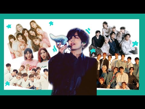 Idols reaction to KIM TAEHYUNG (V)