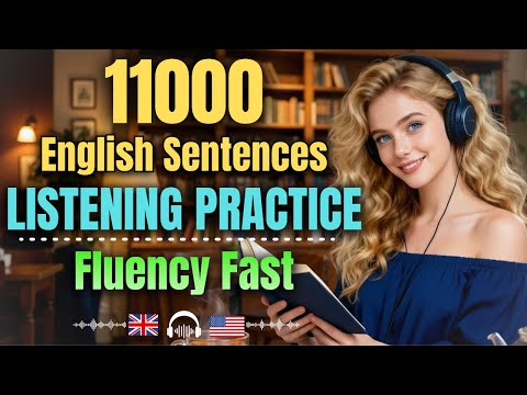 11000 English Listening Practice for Natural Understanding | Start Thinking in English