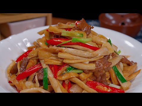 誰能想到，杏鮑菇放鍋裏蒸一蒸出鍋鮮香爽脆，太好吃了，超下飯 #美食 #阿見 #烹飪 #下飯菜 #杏鮑菇 #健康 #cooking #like #chinesefood #health