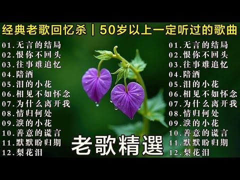 50岁以上最爱怀旧金曲🧓 🧓🧓|经典老歌一次听够 🧓 🧓🧓🎯 梨花泪 / 我在你左右 / 迟来的爱 / 无言的结局 🌹 无言的结局🌹 陪酒