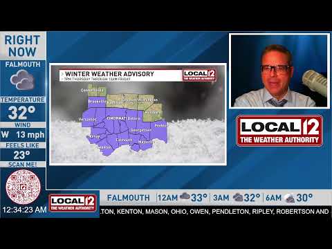 Early Thursday Morning Snow Update