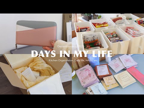 My ordinary daily life｜Kitchen organization｜nails💅 HAUL📦 etc…