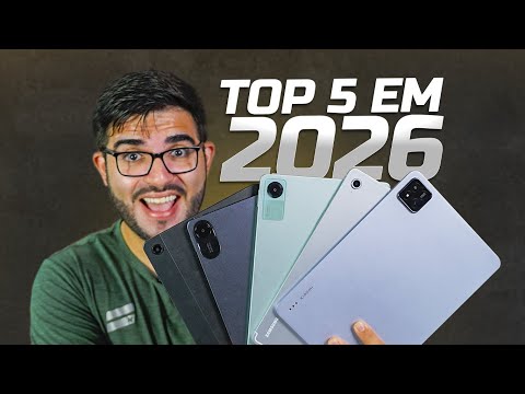 Os 5 MELHORES TABLETS custo benefício em 2026! (testados e aprovados)