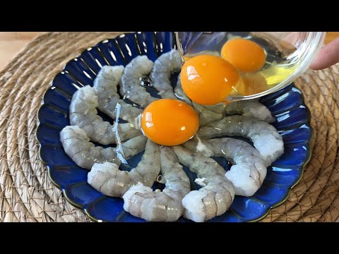 Have shrimp and eggs at home? The easiest and tastiest dinner you can make!