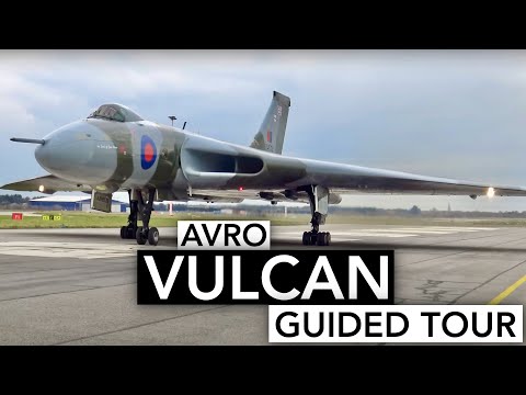Guided tour through an Avro Vulcan + engine run!