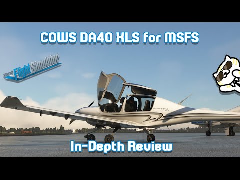 COWS DA40 for MSFS - In-Depth review by Real World Flying Instructor