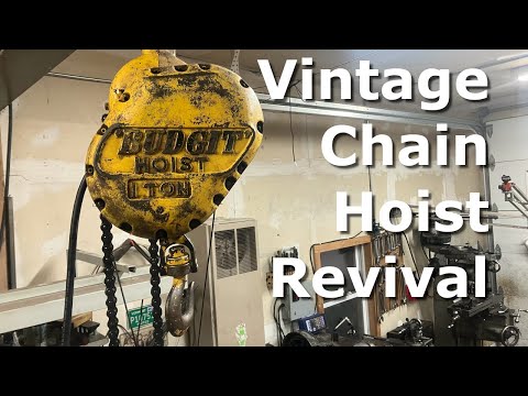 1960's Budgit Electric Chain Hoist Revival.