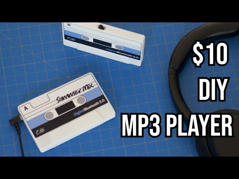 3D Printed Mixtape / DIY Bluetooth Mp3 Player