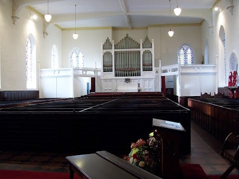 The organ at Kirk Michael Parish Church, Isle of Man. (Renn, c. 1852 or earlier.)