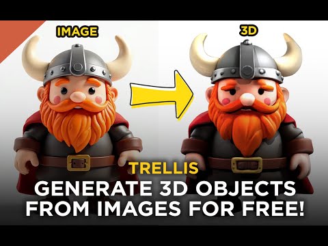 Trellis - Generate 3D Objects From Images Using AI For Free