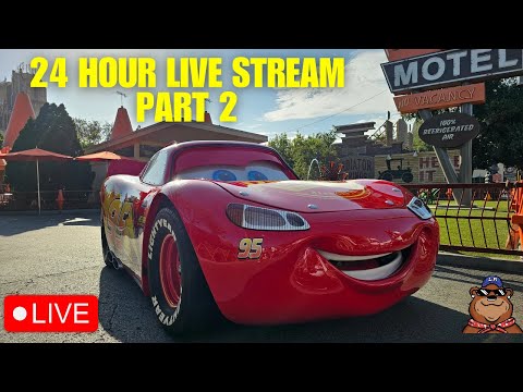 🔴 Live: 24 Hour Stream at Disneyland! Celebrating 24,000 Subscribers Part 2 - 09/02/24