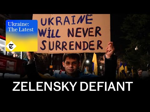 'No surrender': Zelensky rebukes Trump-Putin peace plan | Ukraine: The Latest