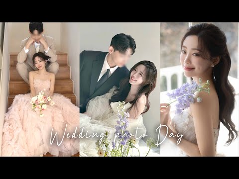 [VLOG] 하루 전날 싸우고 웨딩 촬영💍 이상형과 결혼해야 하는 이유🤦🏻‍♀️ 촬영 꿀팁・준비물｜플레하우스・아벨바이케이・룰루 메이크업・로제뜨 플라워・헤어변형