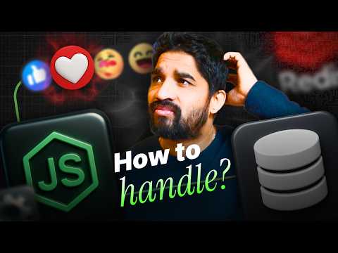 How to Handle Millions of Reactions Without Killing Your Database? Explained in Hindi | Day 99/100