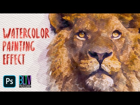 Photoshop: How to Create the Look of Watercolor Paintings