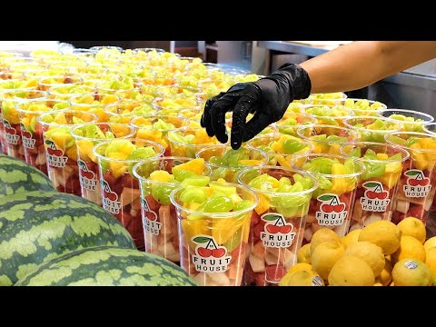 Amazing Fruit Cutting Skills And Fruit Cocktail Making