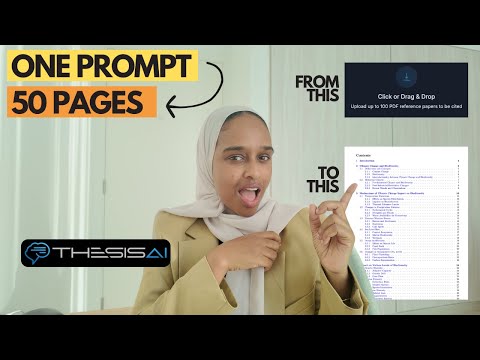Write A 50 Page Literature Review With Just ONE Prompt | ThesisAI