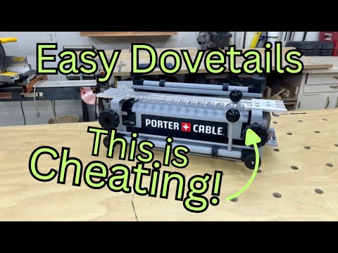 Fast and Professional Drawer Boxes.  Half Blind Dovetails With The Porter Cable DoveTail Jig