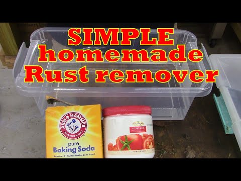 Homemade rust remover! Works!