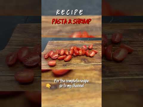 BEST and EASIEST 🍝🍤Pasta and shrimp recipe! #pasta #easyrecipe #bestflavors #cooking