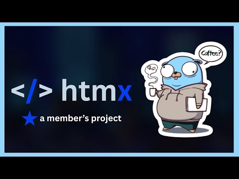 App Project with Go / HTMX β Image Uploads | Live updates