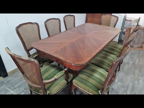 DINING ROOM RENOVATION: LIGHT WOOD effect with CHALK