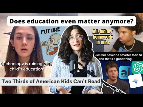 Gen alpha can’t read, but its okay because we have AI now 🙃