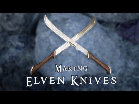 FORGING ELVEN KNIVES |  Inspired by The Lord of the Rings