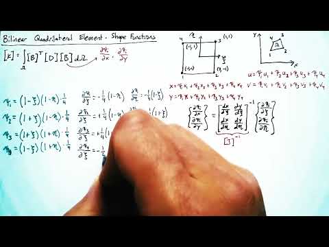 Bilinear Quad Element - Shape Functions