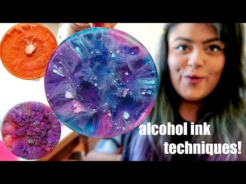Three Different Alcohol Ink Techniques!