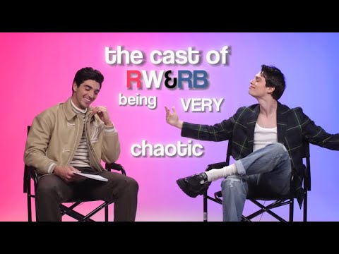 red white and royal blue cast being EXTREMELY chaotic