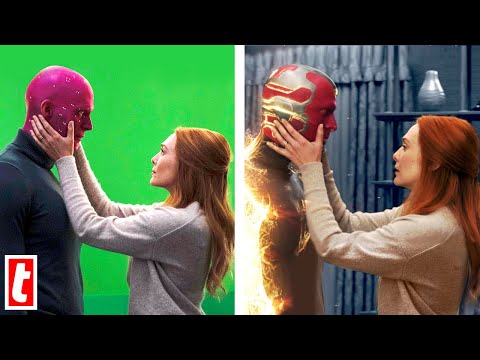 25 Marvel Scenes With And Without Special Effects