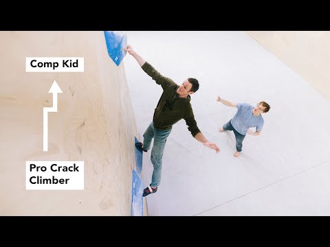 Teaching A Pro Crack Climber New Tricks (ft. @Pete_Whittaker)
