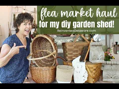 Thrift Haul for a DIY Garden Shed DIY Greenhouse DIY She Shed