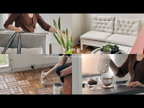 🌿 Homebody Diaries〡IKEA Shopping & Balcony Refresh〡Slow Living in Finland