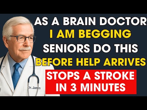 Seniors, Do THIS Before Help Arrives — The 3-Minute Trick That Stops a Stroke! Senior Health Tips
